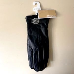 NWT Michael Kors Leather Touch Screen Gloves